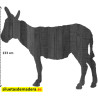 burro belén madera tamaño real siluetas nacimiento pesebre