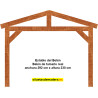 establo belén madera tamaño real siluetas nacimiento pesebre